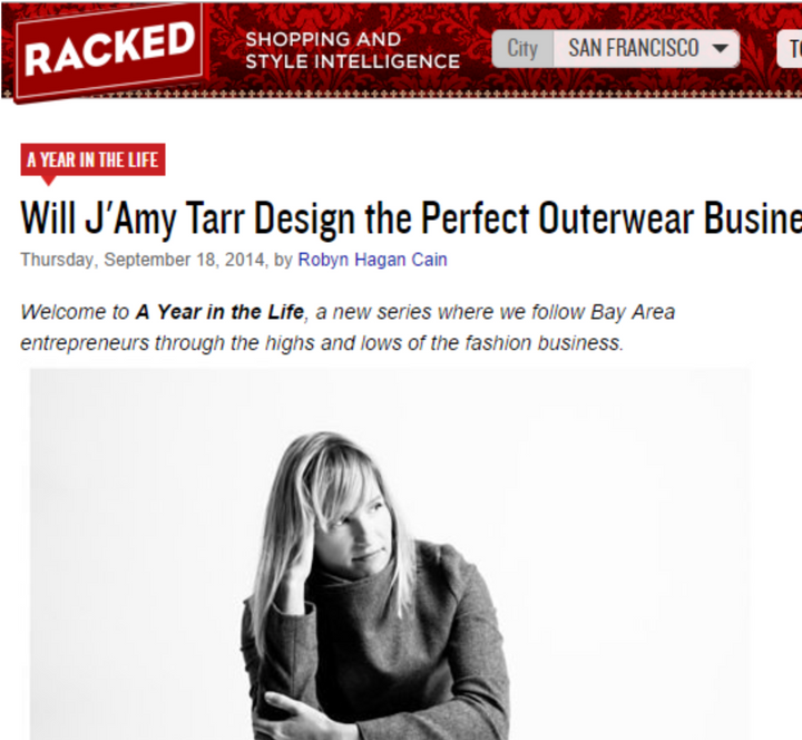 Will J'Amy Tarr Design the Perfect Outerwear Business?